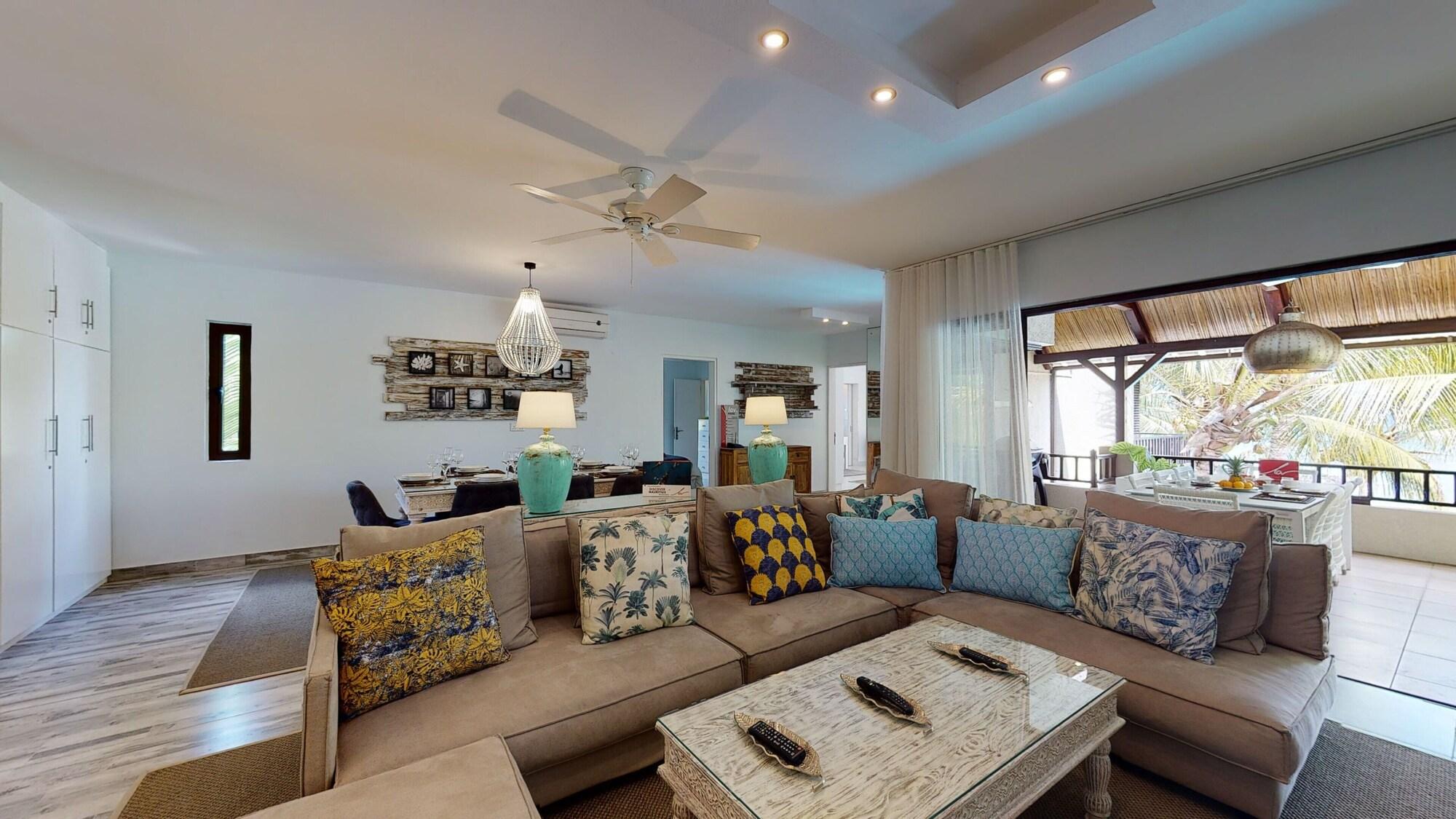 Bel Azur Beach Residence With Lov Trou aux Biches Bagian luar foto